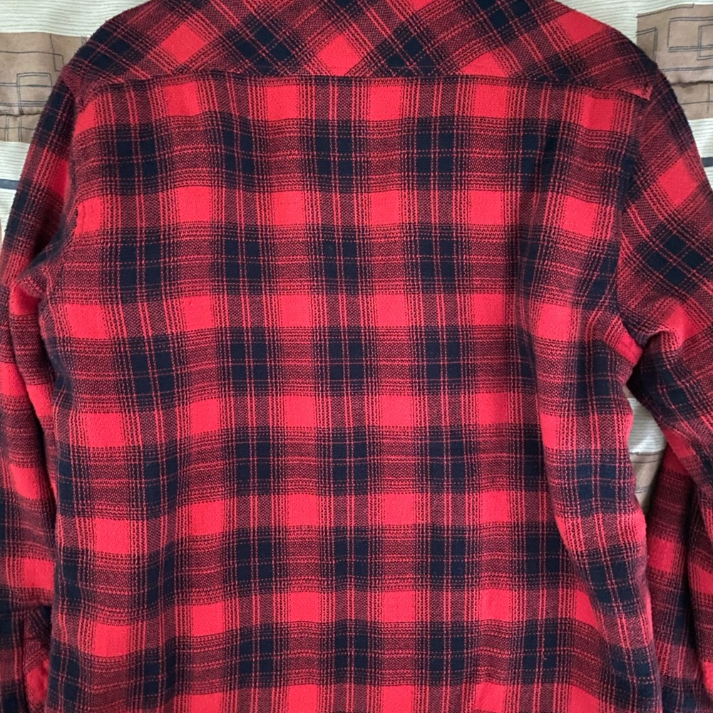 Red medium Element flannel jacket - Picture 3 of 3